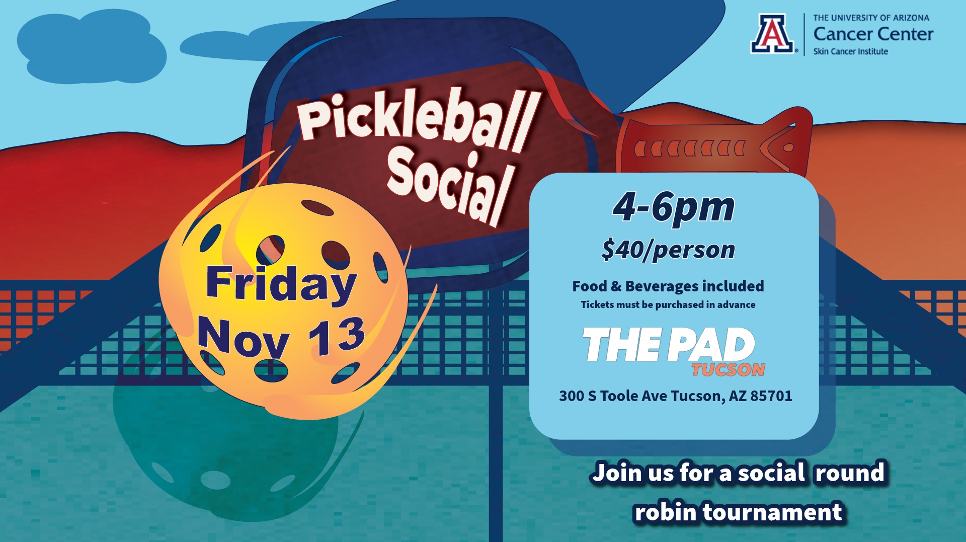 Pickleball Social on Friday, November 13th